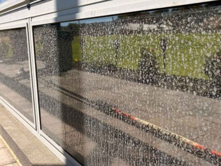 window Cleaning Before