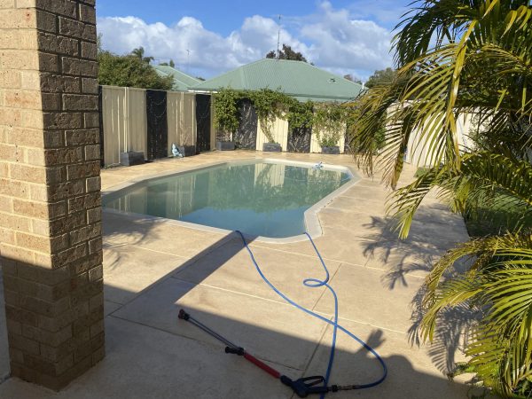 Professional Pool Area Cleaning Meadow Springs After